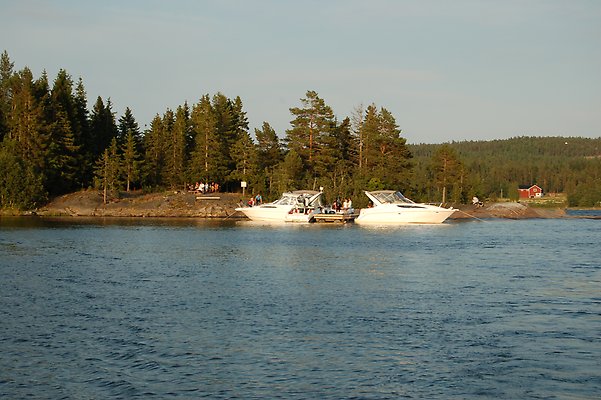 Utsjöbrygga vid Öbergs udde.