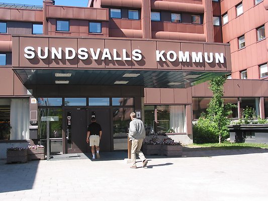 Kommunhuset i Sundsvall på Norrmalmsgatan 4.